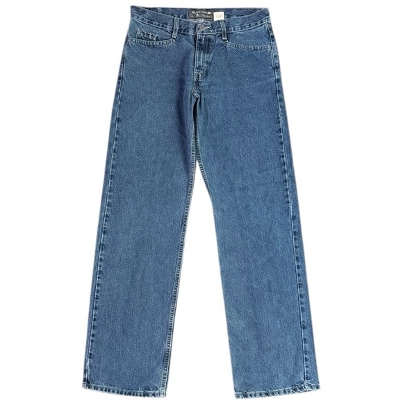 Vintage Y2K Silver Tab Levi Jeans Women’s 9 Long 30x34 Unisex Denim Jeans - Picture 1 of 14